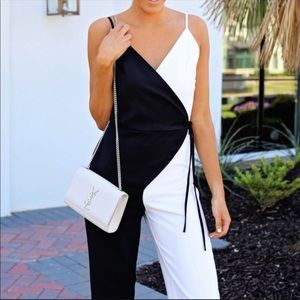 Vici Black & White Jumpsuit